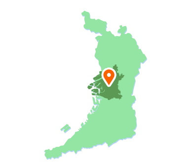大阪市の地図