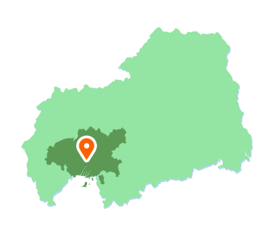 広島市の地図