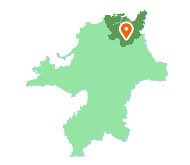 北九州市の地図