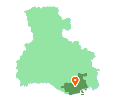 神戸市の地図