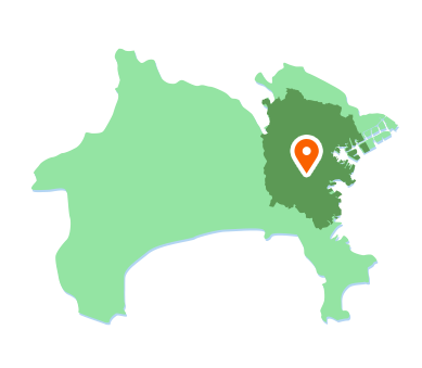 横浜市の地図